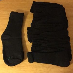 10pr Boys/' Hanes Cushioned Crew Socks Medium 9-2½